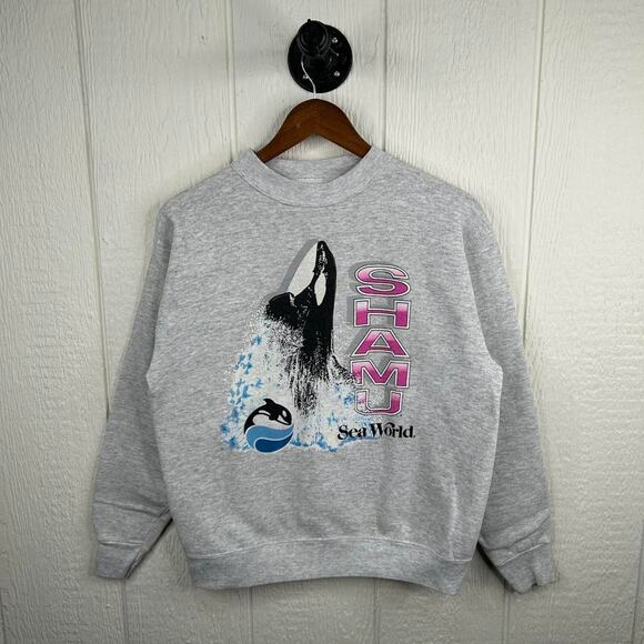 Tultex Other - Vintage 90’s Tultex Seaworld Orca Graphic Crewneck Size Medium